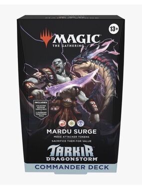 New MTG Tarkir Dragonstorm - Mardu Surge Commander Deck